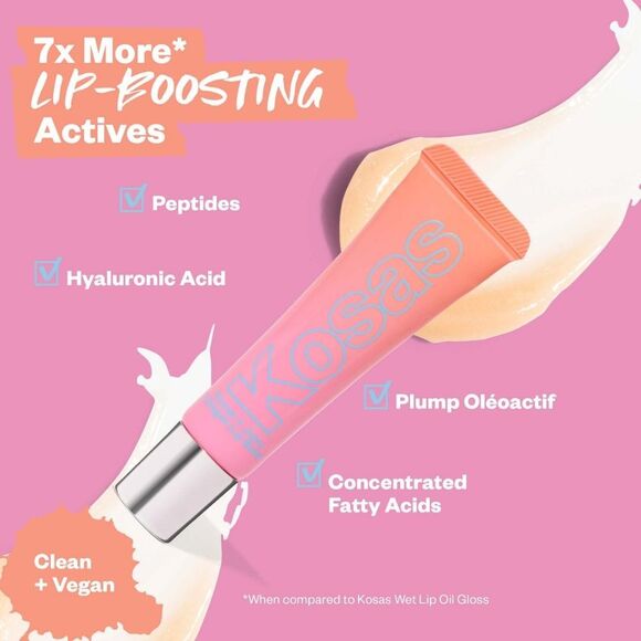 Kosas Plump + Juicy Lip Booster Buttery Treatment 15ml New WITHOUT   the Box - Picture 2 of 7